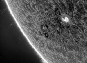 المصور الفلكي للعام 2021 - بقعة شمسية